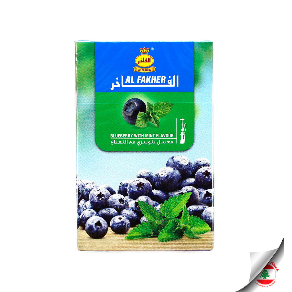 Tabaco para arguile blueberry menta